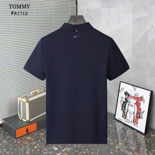 Wholesale New Summer Mens Short-sleeved Casual Polo Shirt Breathable Fashion European Size T-shirt