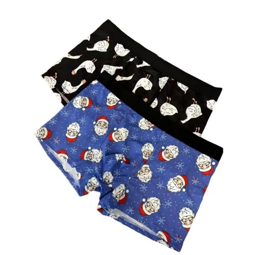 IN-STOCK Custom LOGO Modal Mens Boxer Brief Mid-Rise Breathable Seamless Men Underwear