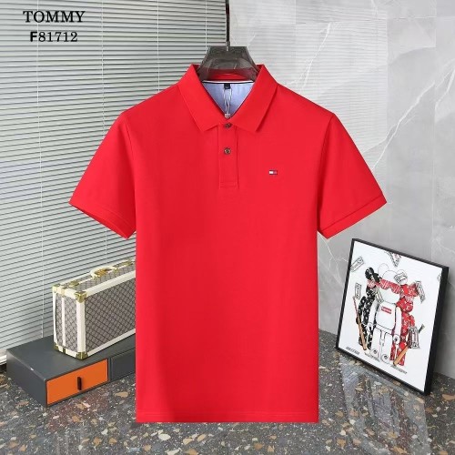 Wholesale New Summer Mens Short-sleeved Casual Polo Shirt Breathable Fashion European Size T-shirt